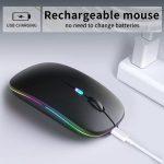 HP W10 Wireless Rechargeable Mouse With RGB Lights - Image 3