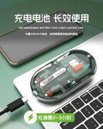 Rechargeable Transparent Dual-Mode Mouse R8 1766 - Image 3